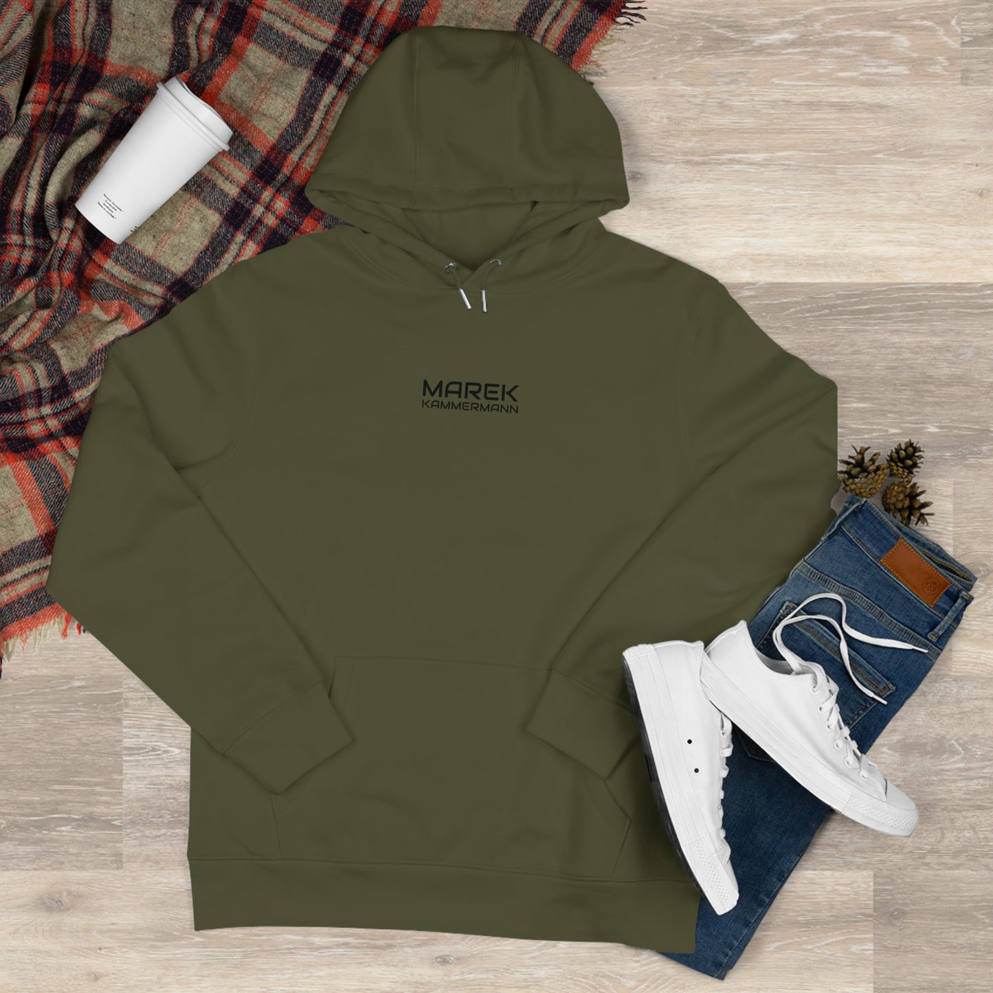 Premium Hoodie Unisex 280g Baumwolle – GOTS & OEKO-TEX zertifiziert | Marek Kammermann Kollektion