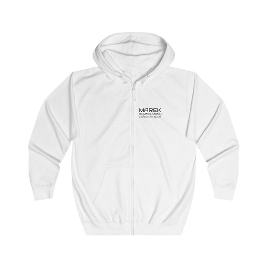 Zip Hoodie Unisex Baumwollmischung – Kapuzenjacke mit Reißverschluss | Marek Kammermann Kollektion