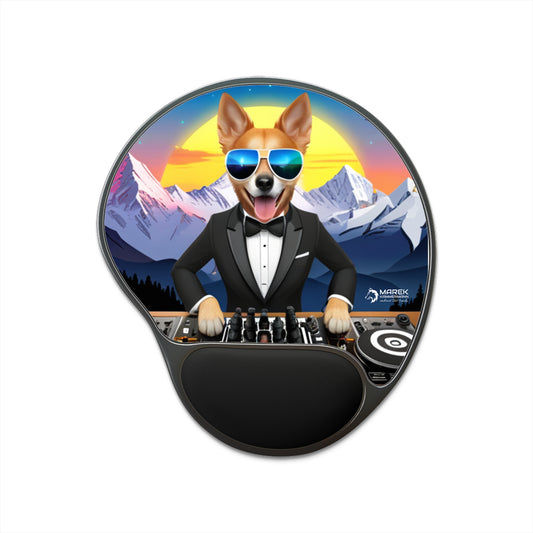 Mouse Pad - Hunde DJ in den Bergen