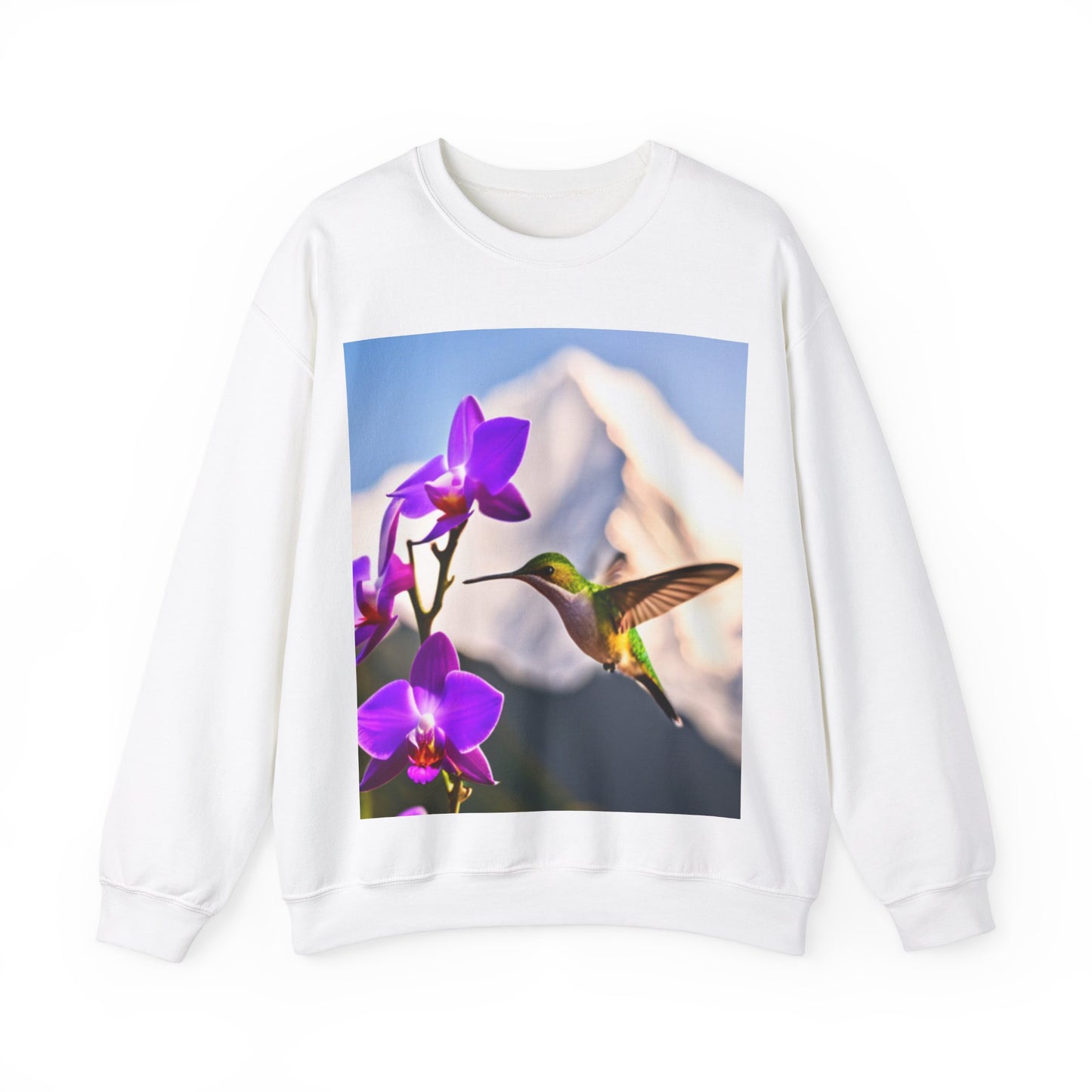 Crewneck Sweatshirt - Kolibri am Mount Everest