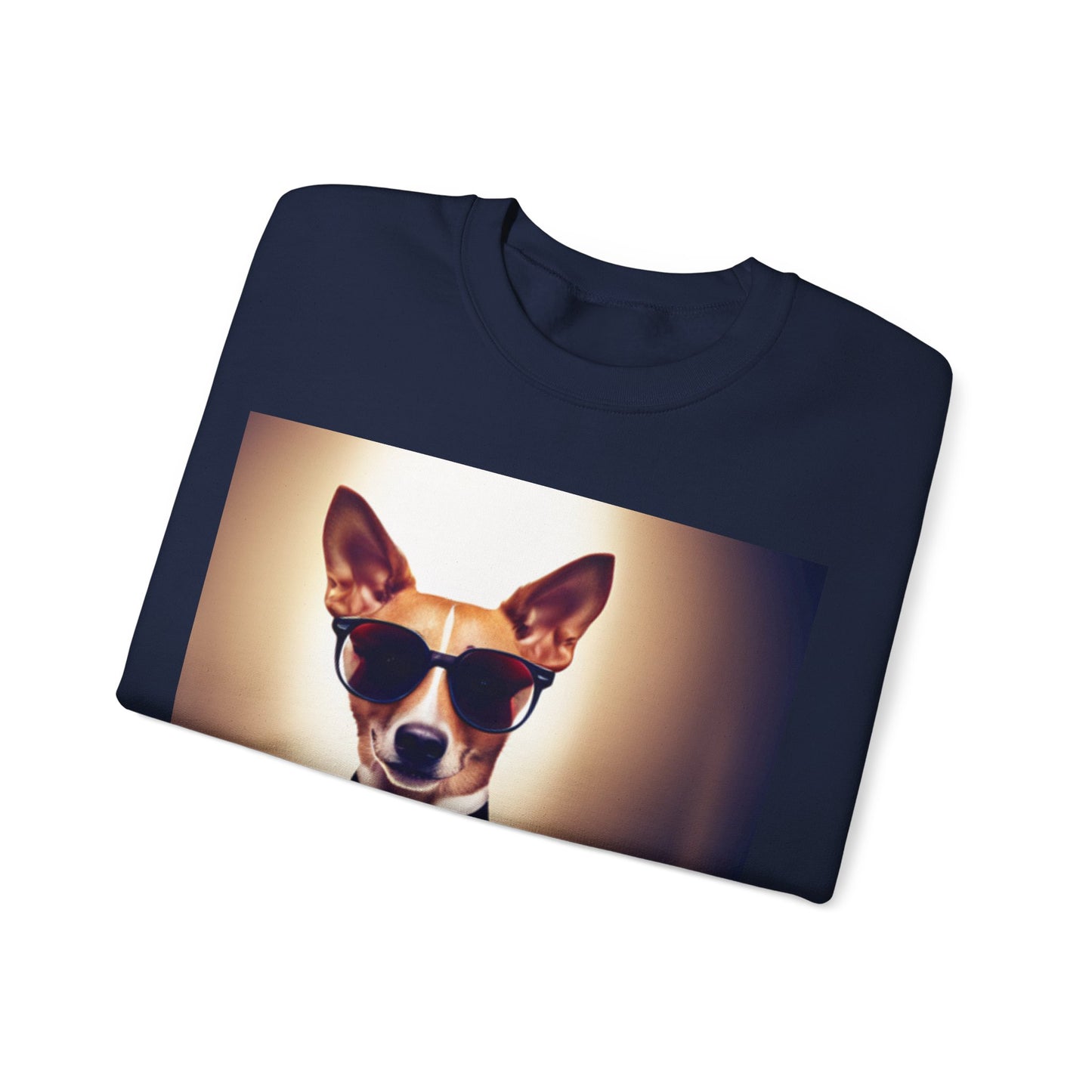 Crewneck Sweatshirt - DJ dog the tuxedo