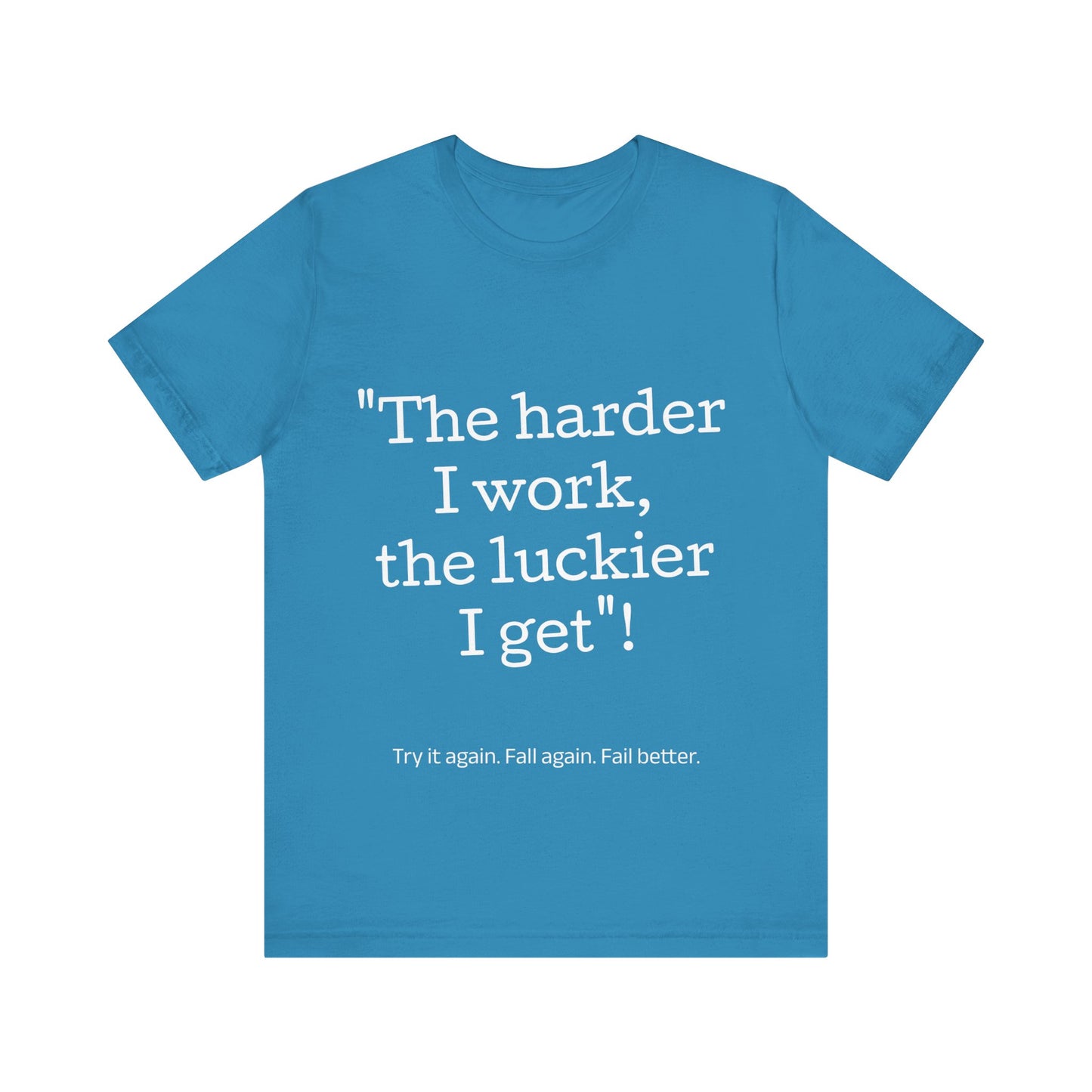 Damen T-Shirt - The harder I work