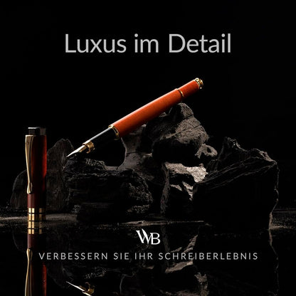 Wordsworth & Black - hochwertiger Füllfederhalter Set aus Bambusholz