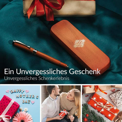 Wordsworth & Black - hochwertiger Füllfederhalter Set aus Bambusholz