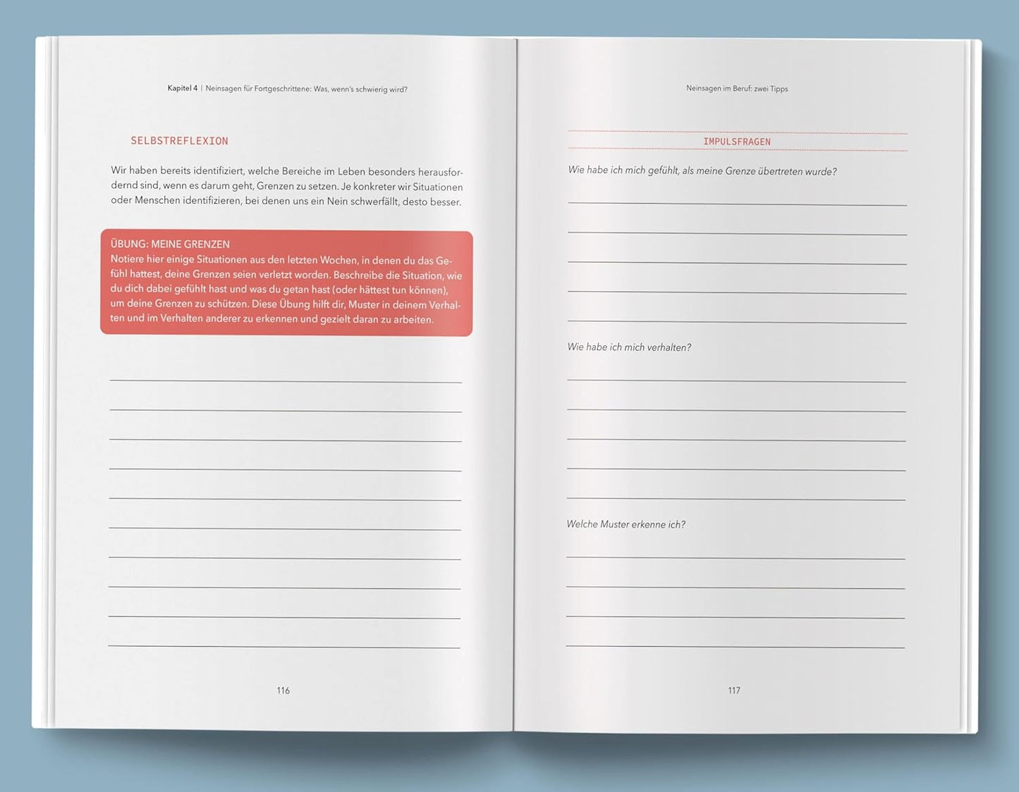 Neinsagen ohne schlechtes Gewissen – Workbook für mehr Selbstachtung