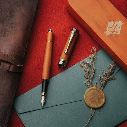 Wordsworth & Black - hochwertiger Füllfederhalter Set aus Bambusholz