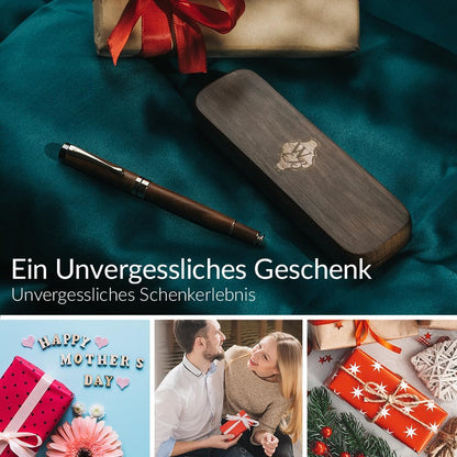 Wordsworth & Black - hochwertiger Füllfederhalter Set aus Bambusholz
