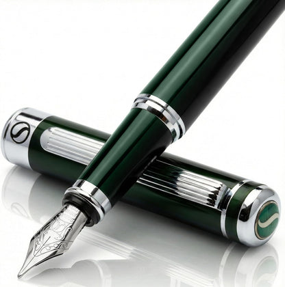 Scriveiner Füllfederhalter British Racing Green – Eleganter Luxus-Füller mit Schmidt-Feder