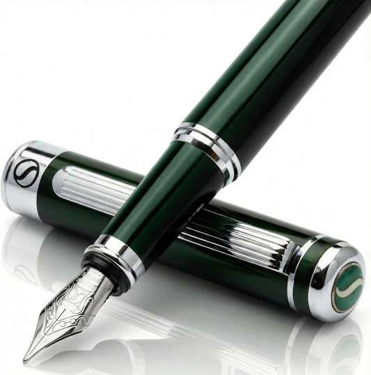 Scriveiner Füllfederhalter British Racing Green – Eleganter Luxus-Füller mit Schmidt-Feder