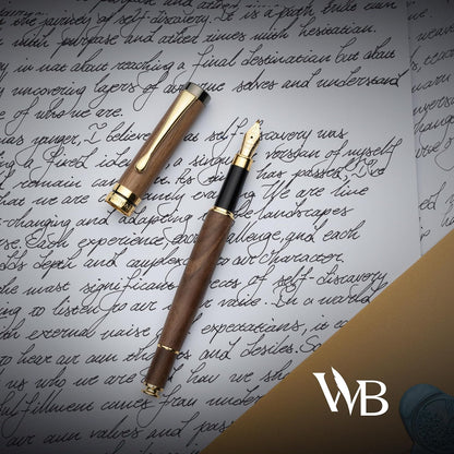 Wordsworth & Black Kalligraphie-Stiftset – Schreibset aus Bambusholz