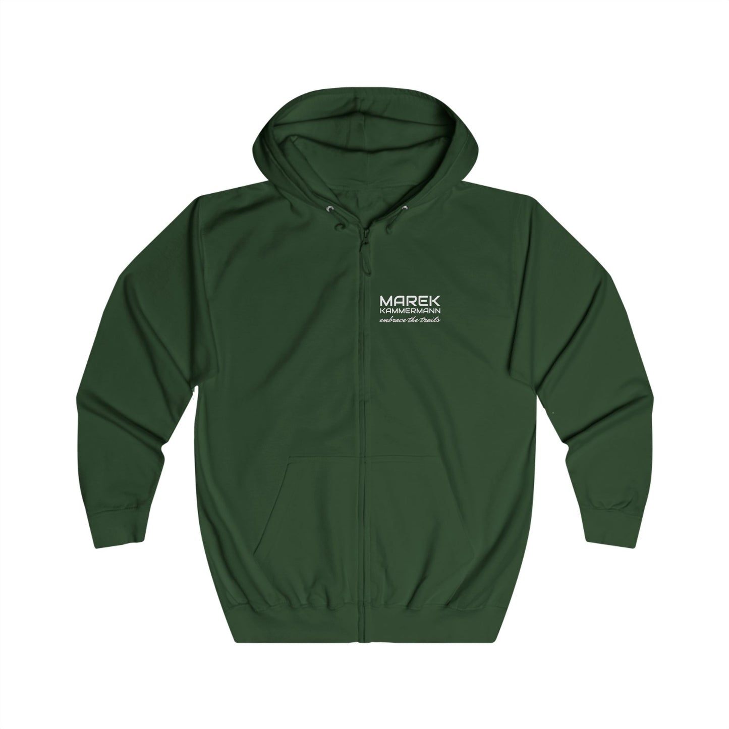 Zip Hoodie Unisex Baumwollmischung – Kapuzenjacke mit Reißverschluss | Marek Kammermann Kollektion