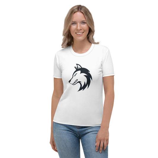 Damen-T-Shirt - Grosses Logo vorne