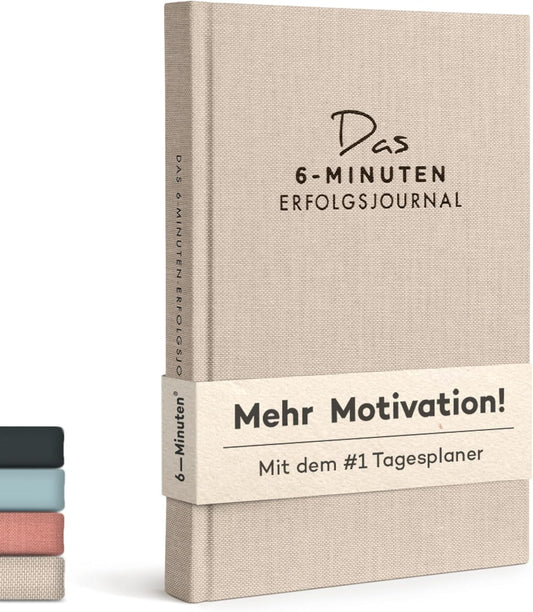 6-Minuten Erfolgsjournal –Tagesplaner für Fokus, Motivation und Zielerreichung