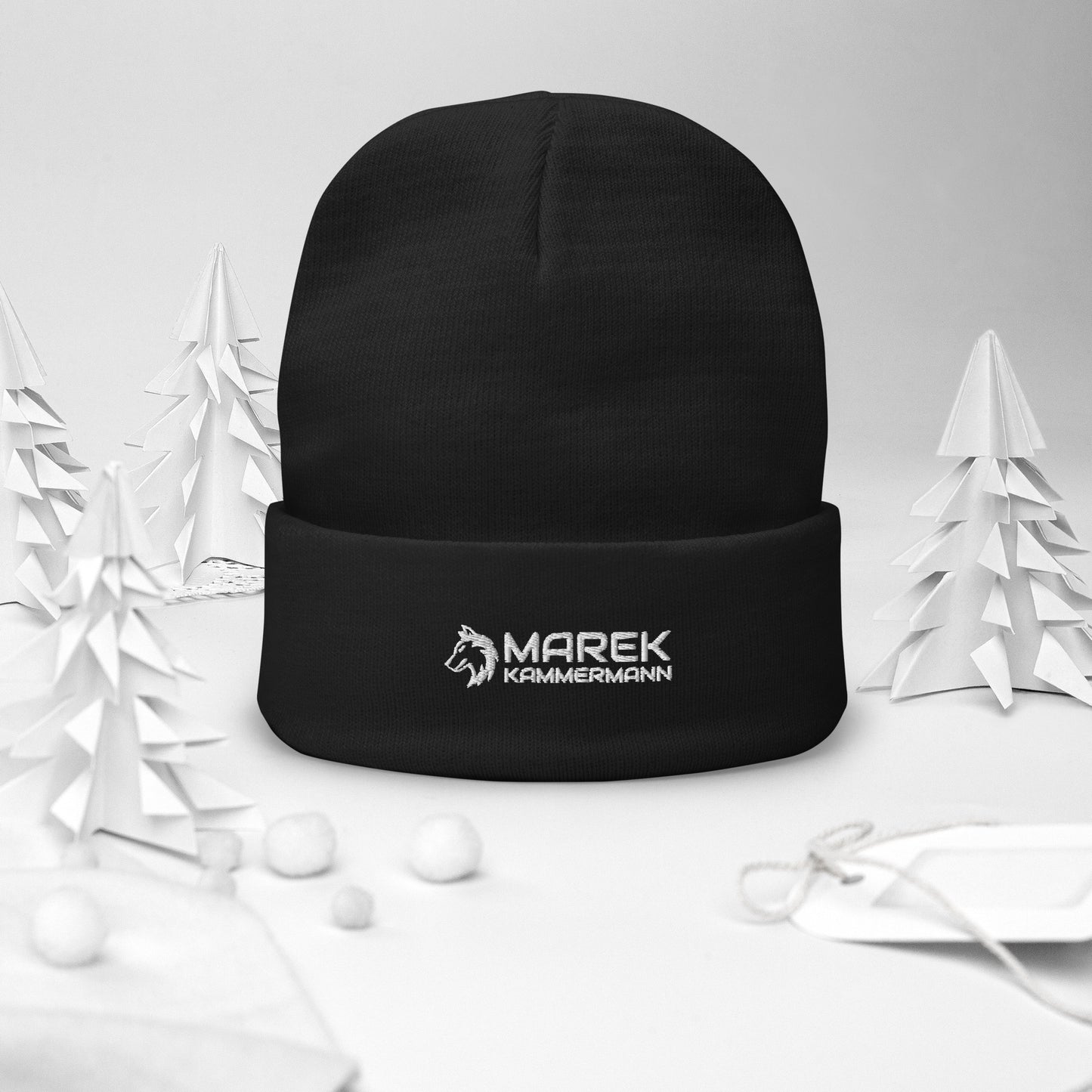 Bestickte Beanie - Logo Front