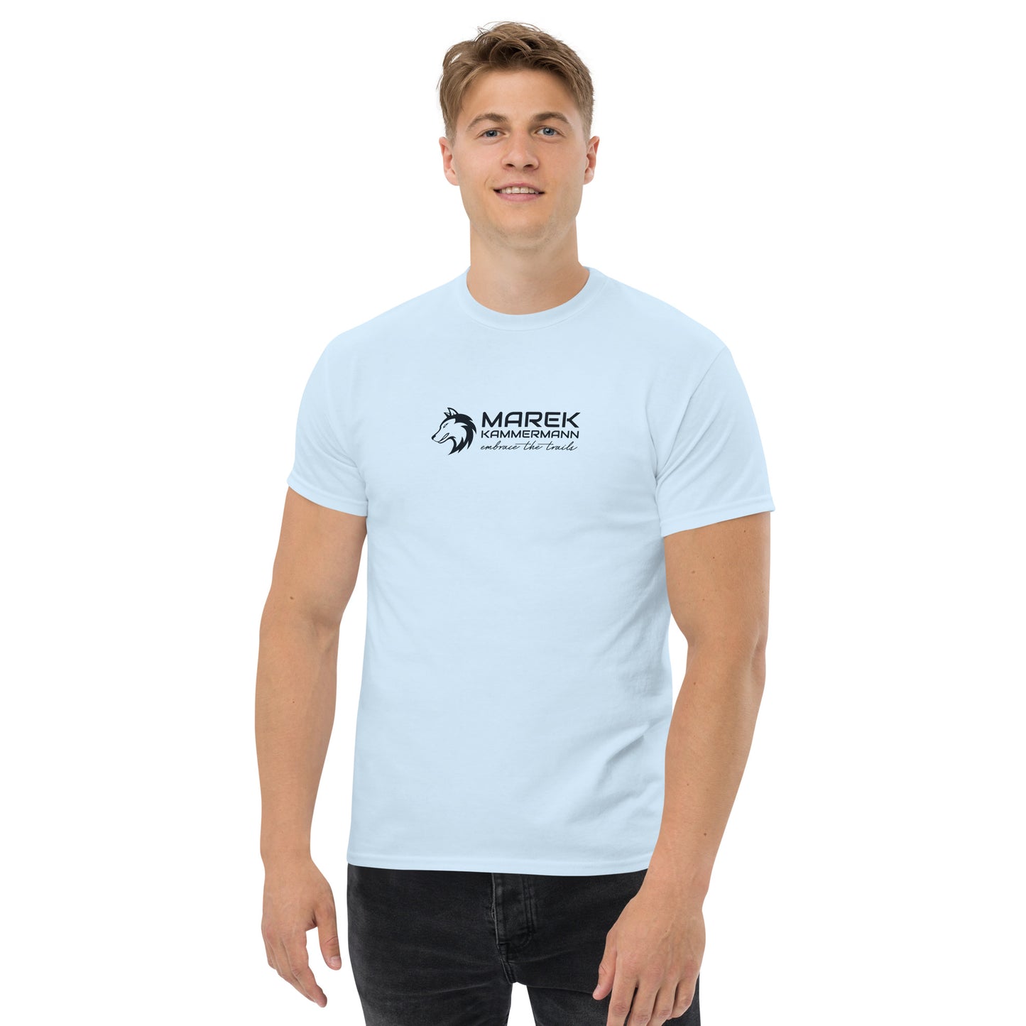 Klassisches Herren-T-Shirt - Logo gross