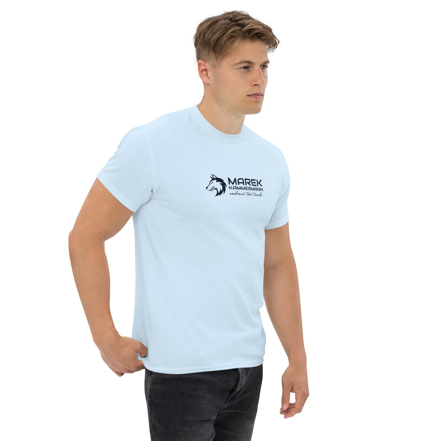 Klassisches Herren-T-Shirt - Logo gross