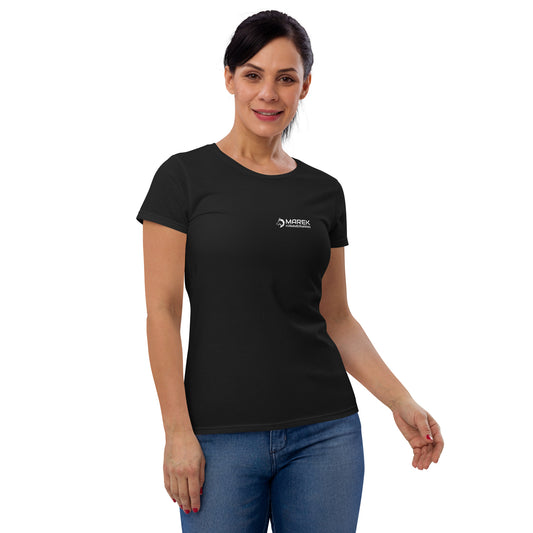 Kurzärmeliges T-Shirt für Damen - Logo vorne